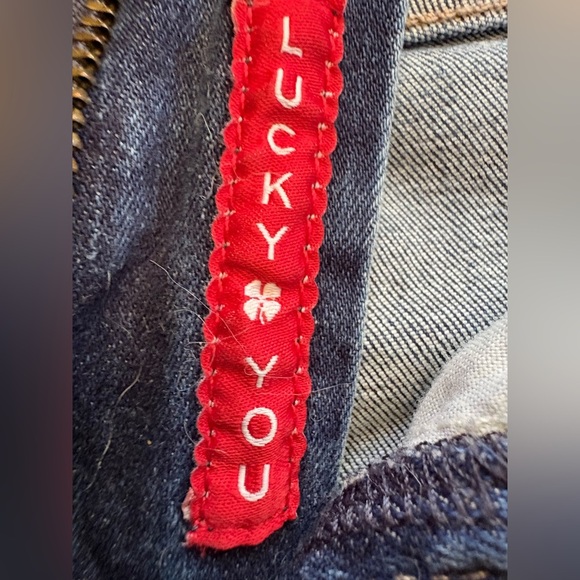 Lucky Brand women’s Stevie high rise flare denim jeans sz 6 /28 R cotton mix - Picture 7 of 11